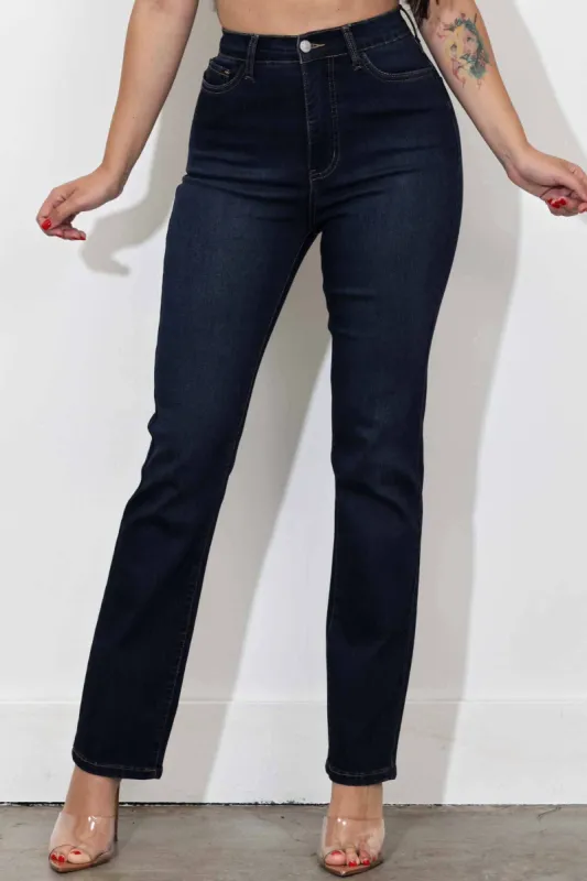 [XPT411] High-Rise Slim Straight With Shaper sold by Vibrant