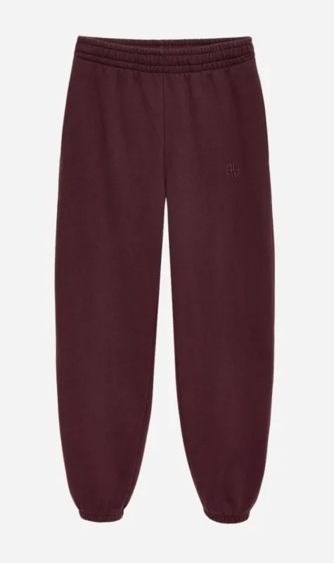 Anine Bing | Karter Jogger - Dark Burgundy sold by Sister & Co