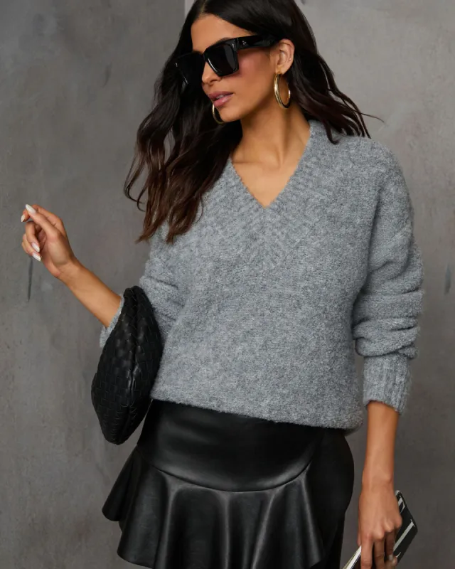 Soft Breeze V Neck Sweater sold by Vici