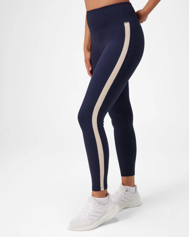 INSPORT WOMENS ESCAPE PANEL FULL LENGTH TIGHT NAVY/CREAM sold by INSPORT