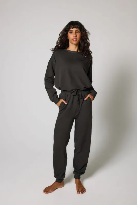 Curve Luxe Lounge Jogger - Black Coffee sold by LOVALL