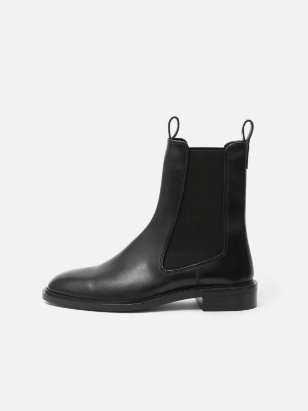 Pembridge Leather Chelsea Boot | Black sold by Jigsaw