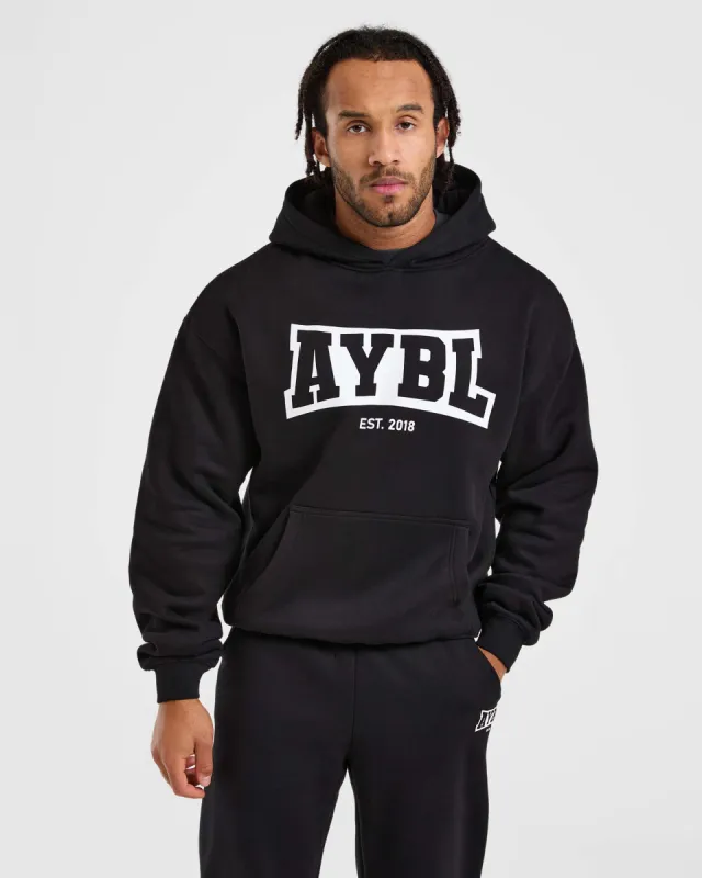 Academy Oversized Hoodie - Black sold by AYBL