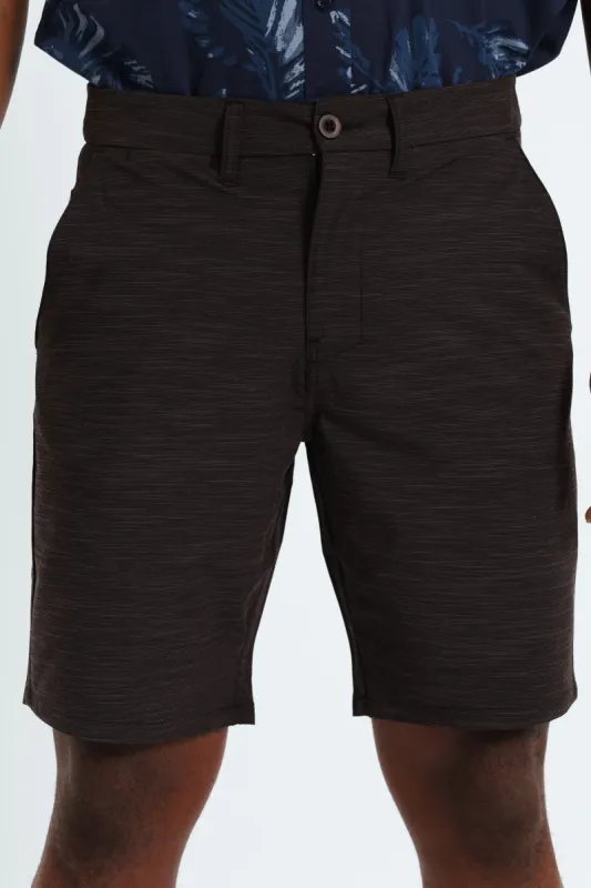 Hybrid Swim Short - Black/Grey sold by Edgars 