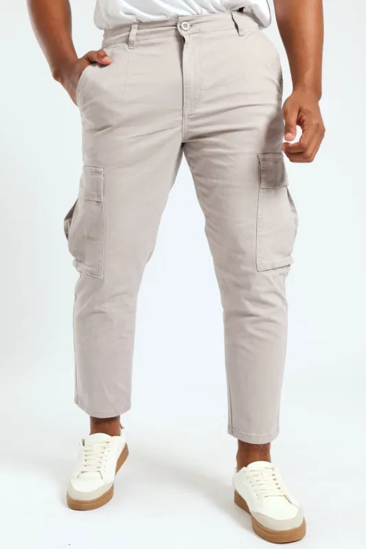 Cuffed Trouser - Grey sold by Edgars