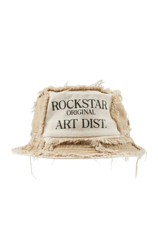 Ivo Beige Patchwork Bucket Hat sold by Rockstar Original