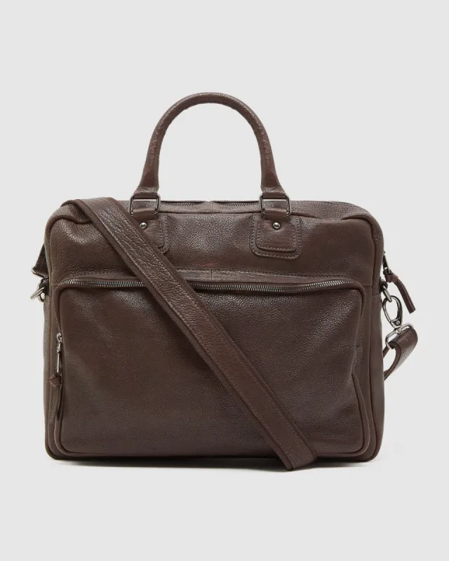 Thornley Leather Briefcase sold by Oxford Shop