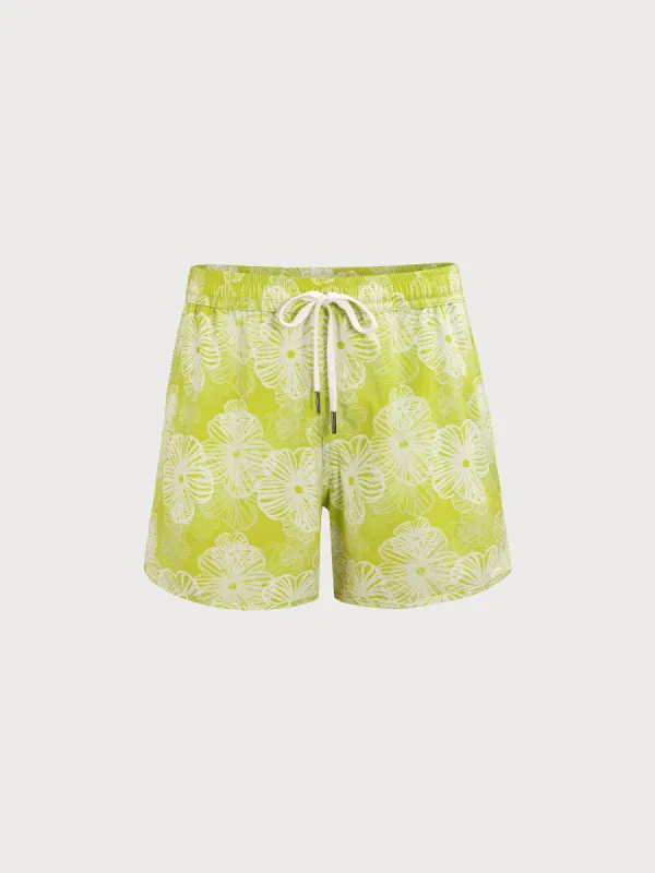 The Green Beach Men's 5" Swimming Trunks sold by BERLOOK