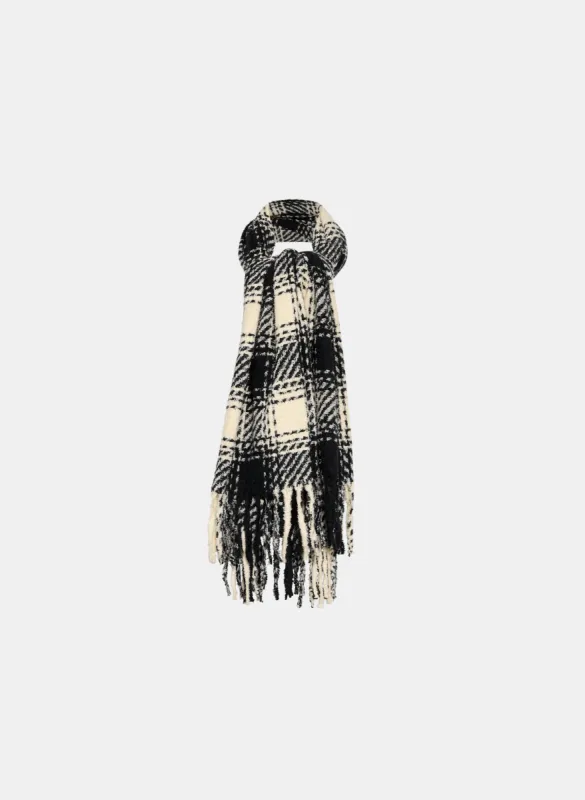 Plaid Print Scarf sold by Laura