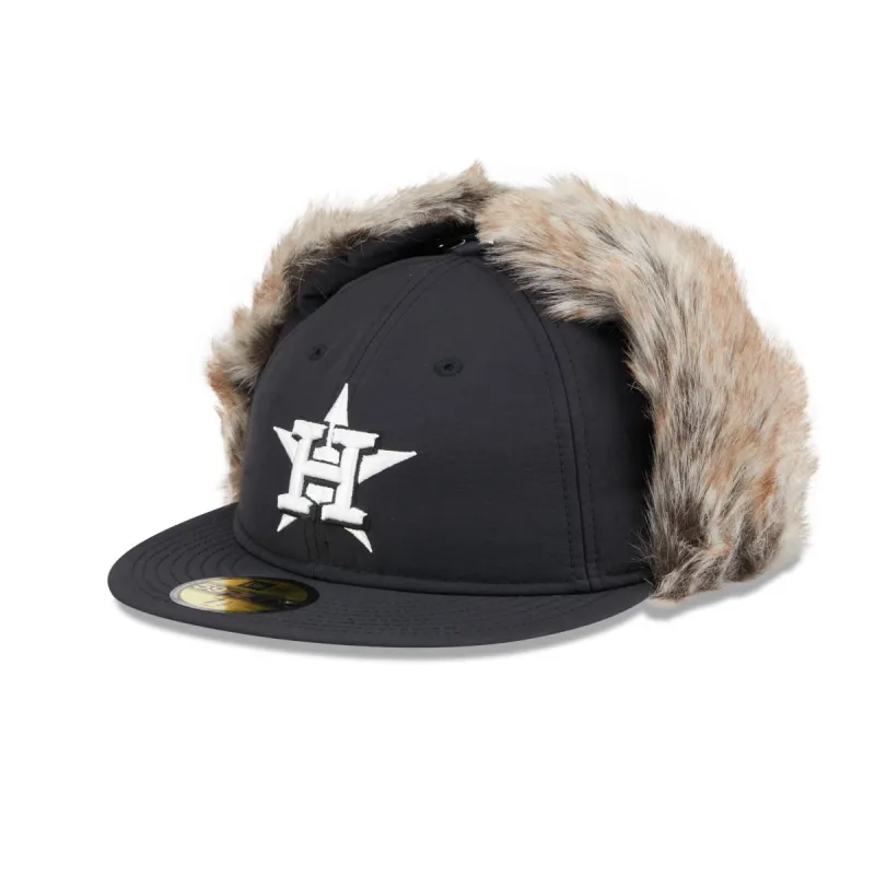 Houston Astros Winter Dog Ear Retro Crown 59FIFTY Fitted Hat sold by New Era