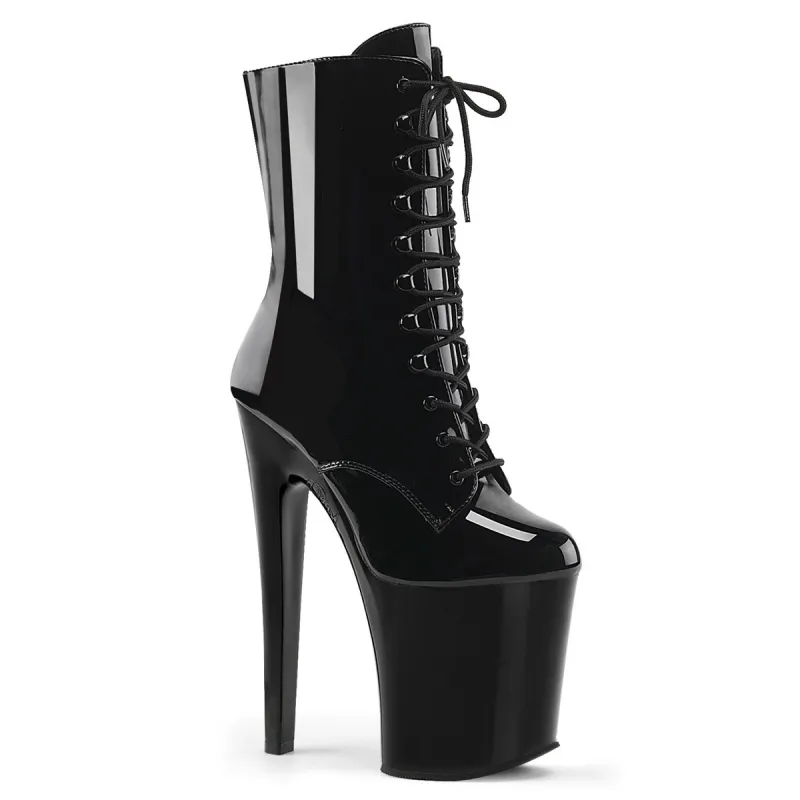 Pleaser Xtreme-1020-Black-Size 14-Clearance sold by Shoe Freaks