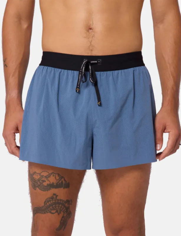 Bandit Vento Men's 3" Splitty Shorts - Steel Blue sold by Article London