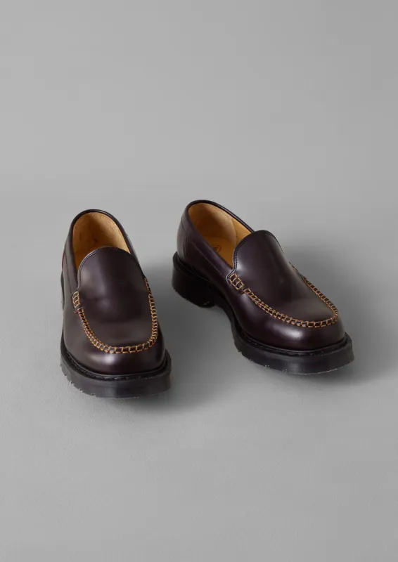 Solovair Leather Loafers | Cordovan sold by TOAST