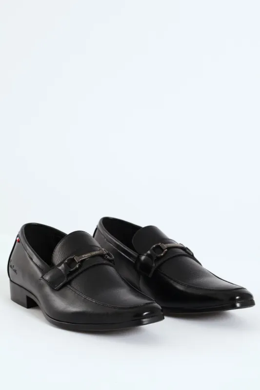 Comfort Horse Bit Trim Penny Moccasins - Black sold by Edgars