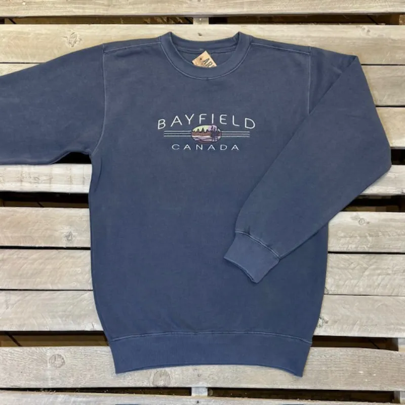 Bayfield Souvenir Cover Story Crew Neck sold by Archie's Surf Shop