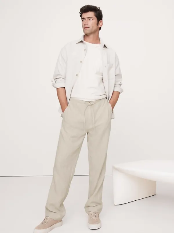 Castello Linen Beach Pant sold by Banana Republic