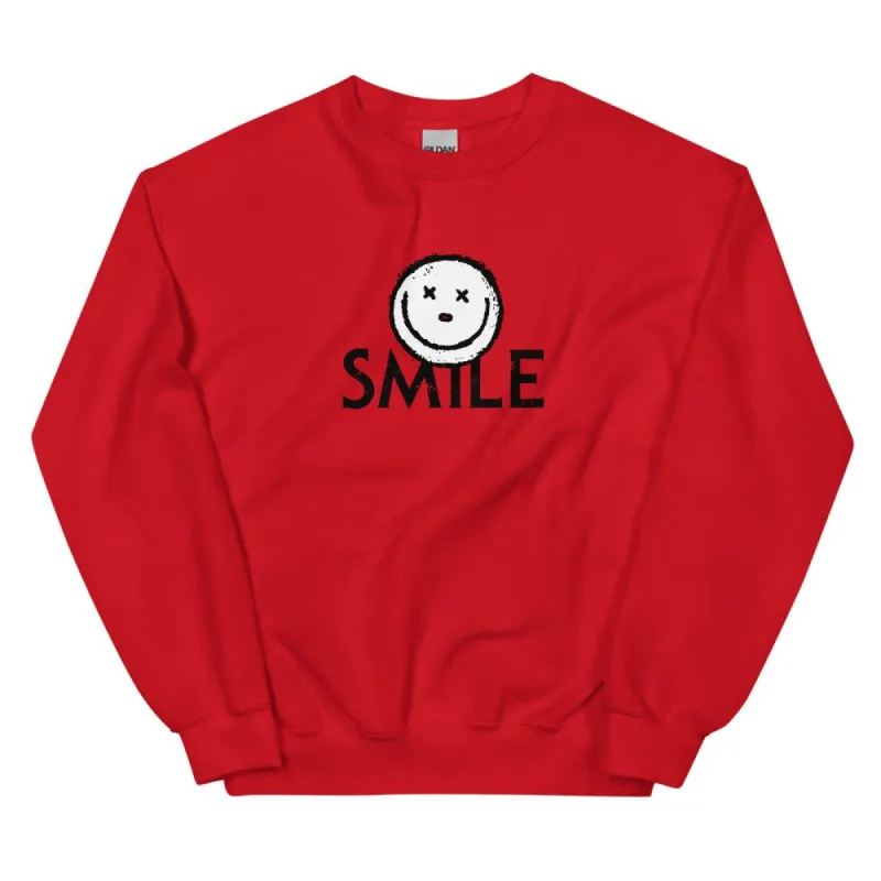 Smile What Makes You Smile? Unisex Crewneck Sweatshirt sold by Paramount Shop