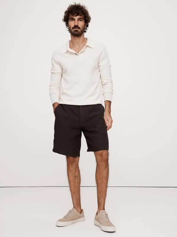 Lino 9" Linen Short sold by Banana Republic
