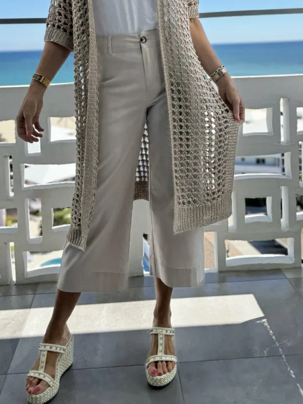 Anything But Basic Strech Cropped Pants | PA613 sold by Artizan