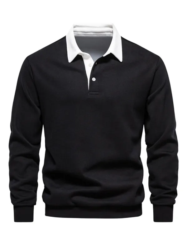 Men's Lapel Casual Hoodie sold by Oeyes