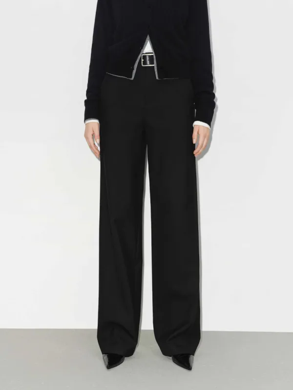 Relaxed Wool Blend Pants sold by Mo&Co