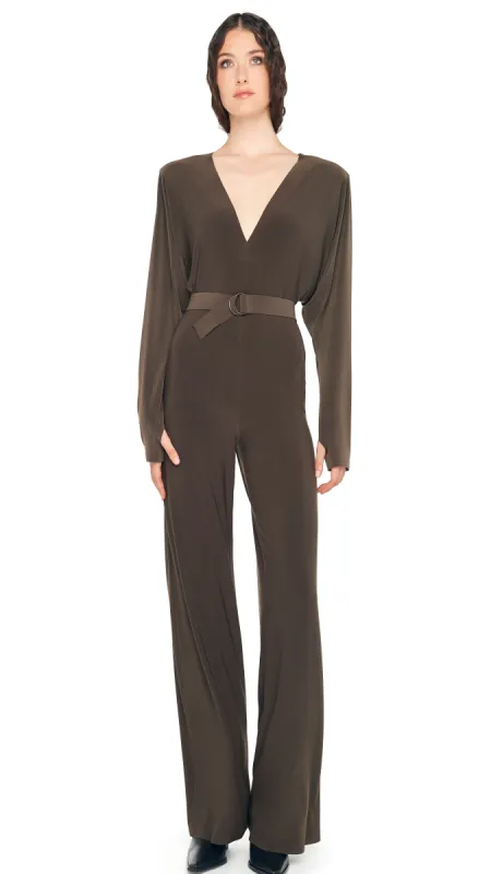 DOLMAN JUMPSUIT W/ SHOULDER PADS sold by Norma Kamali