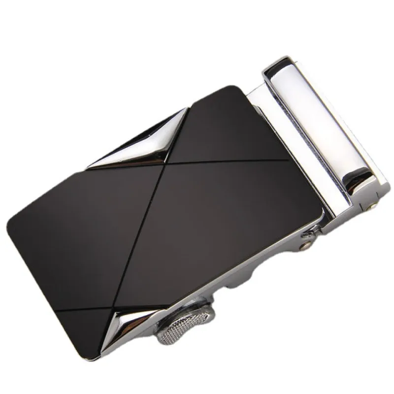 Del Mar Onyx Silver Buckle sold by The Dark Knot Limited