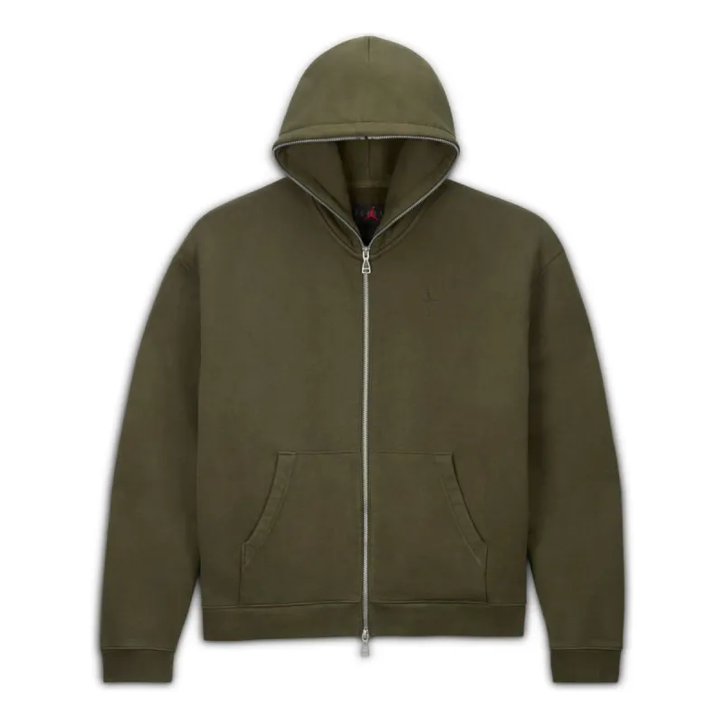 Air Jordan x Travis Scott Full-Zip Hoodie 'Cargo Khaki' DZ5500-325 sold by KicksCrew