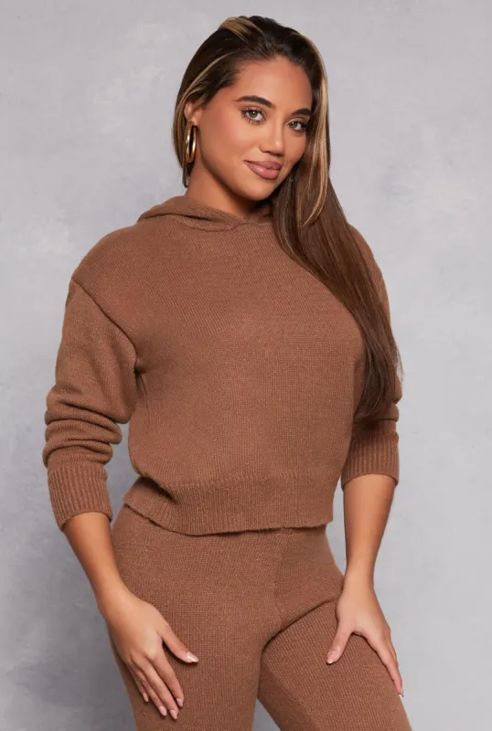 Brushed Knit Pullover Hoodie sold by Rainbow
