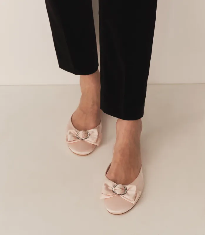 TILLY MULE -- PECHE SATIN sold by Doen