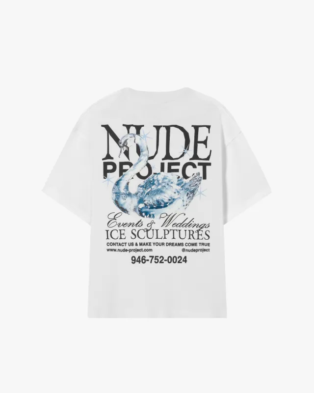 Sculpture Tee White sold by Nude Project