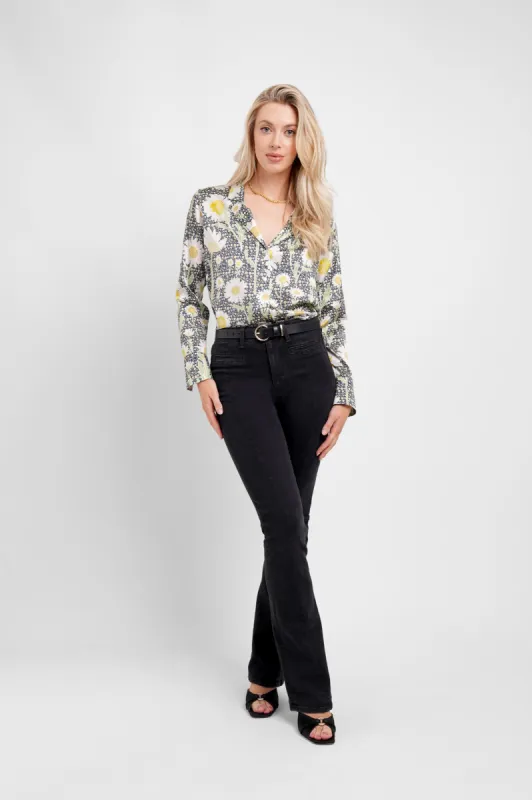 Blazer Shirt / "Daisies" sold by Jessica Russell Flint