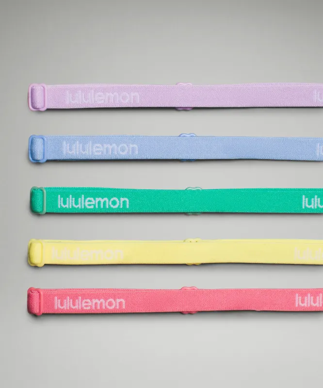 Women's Skinny Adjustable Headbands *5 Pack sold by Lululemon