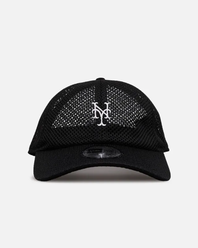 New Era New York Mets 'Black Mesh' Casual Classic Strapback Black sold by Culture Kings
