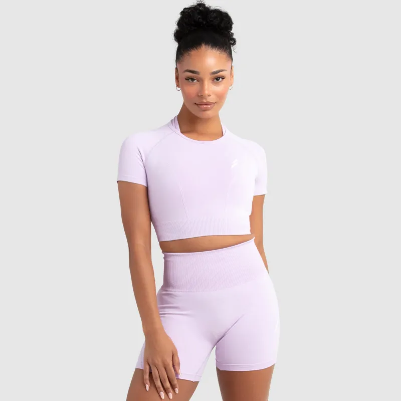 Hyperflex 2 Cropped Tee - Lilac sold by DOYOUEVEN