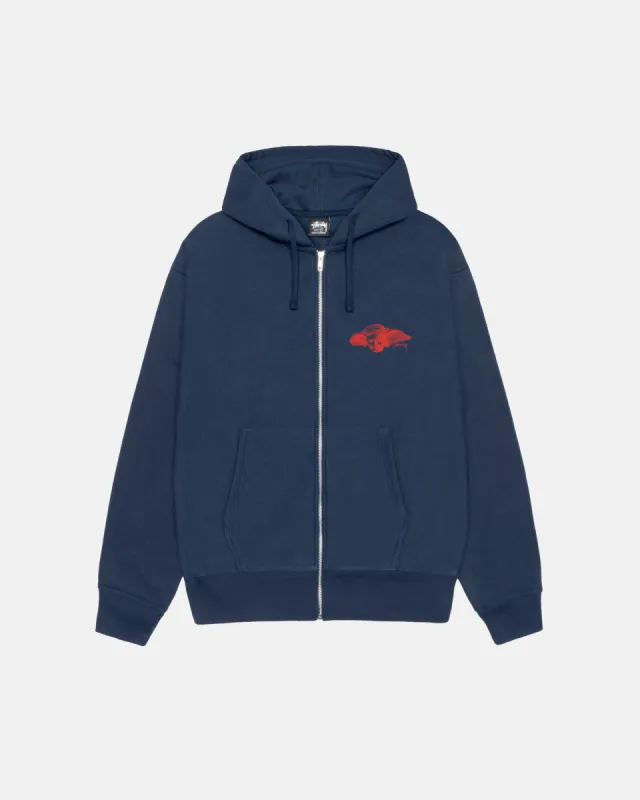 HYPNOS ZIP HOODIE sold by Stussy