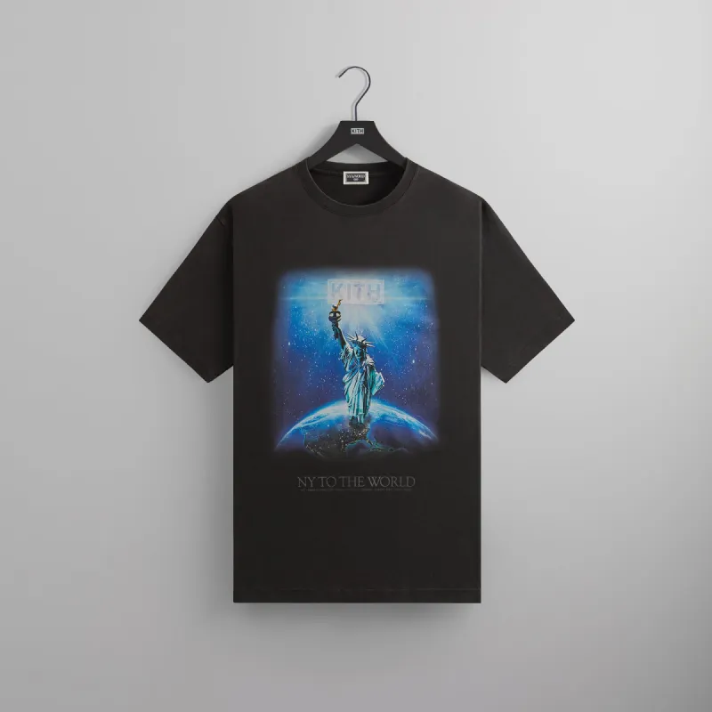 Kith Worldwide Vintage Tee - Black sold by Kith