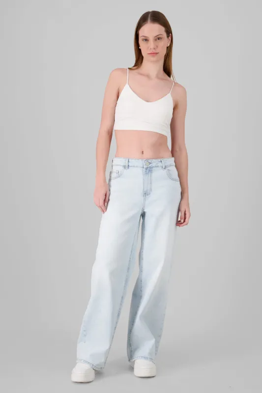 Jeans wide leg amplios sold by Shasa