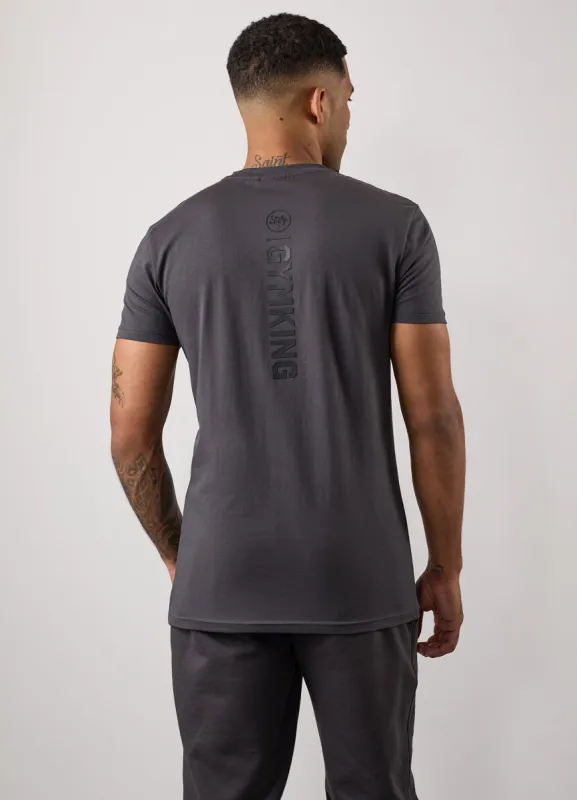 Gym King Aventus Jersey Tee - Dark Pewter sold by The Gym King