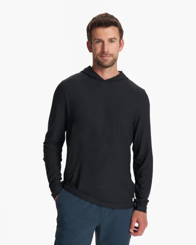 VUORI Strato Tech Hoodie - BLACK HEATHER sold by Sun Diego Boardshops