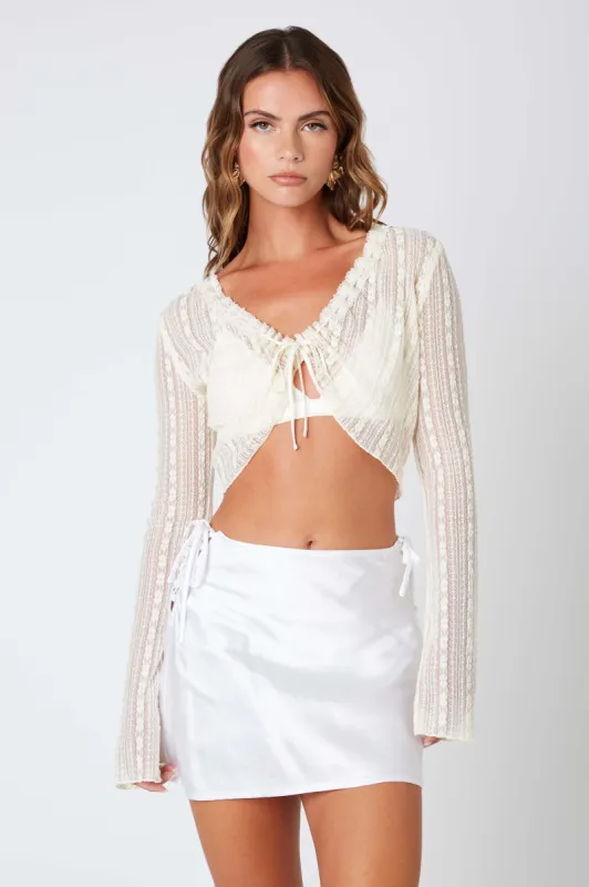 Lace Crop Top sold by Cotton Candy LA