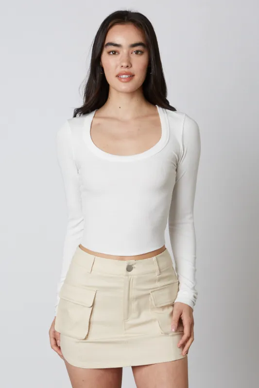 Mid-Rise Cargo Skirt sold by Cotton Candy LA