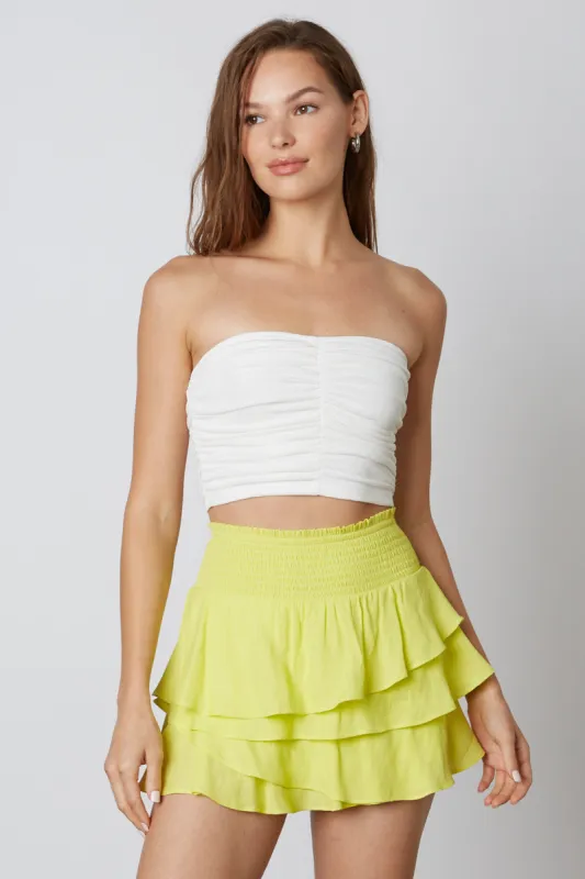 Asymmetrical Ruffle Skort sold by Cotton Candy LA