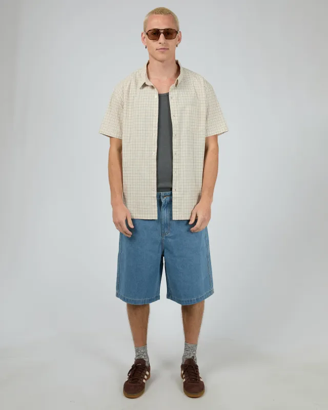 Bull Denim 91 Short Mid Blue sold by edge clothing