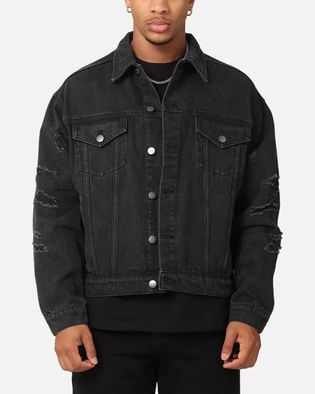 Saint Morta Rage Denim Jacket Black sold by Culture Kings