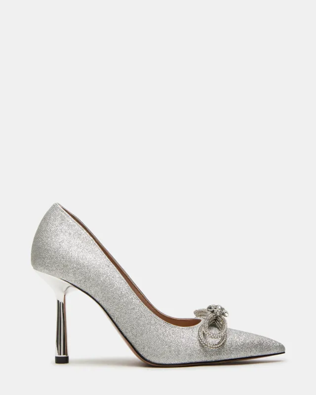 ANTOINETTE SILVER GLITTER sold by Steve Madden