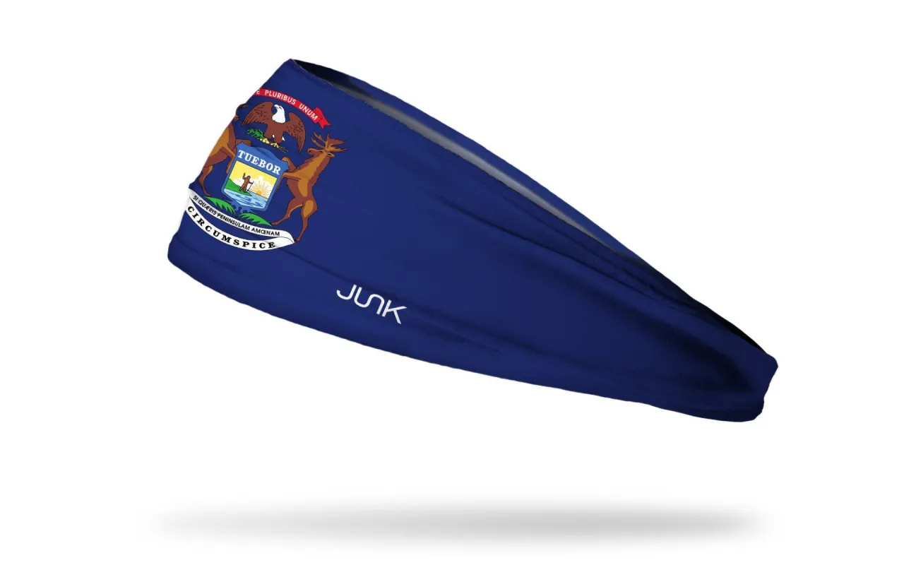 Michigan Flag Big Bang Lite Headband sold by JUNK Brands