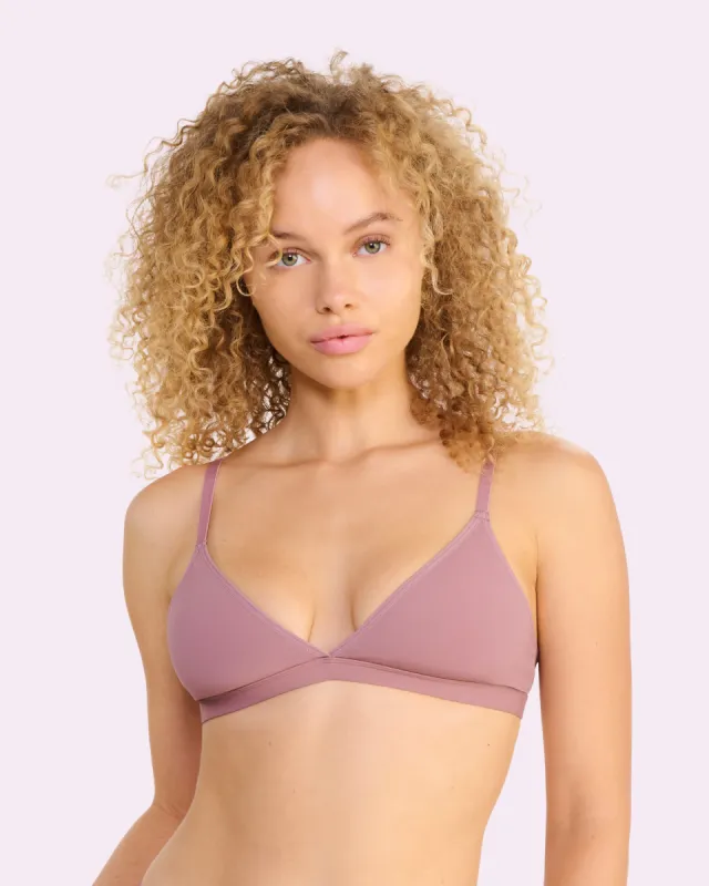 Re:Play New Triangle Bralette | Ultra-Soft Re:Play (Premium Plum) sold by Parade