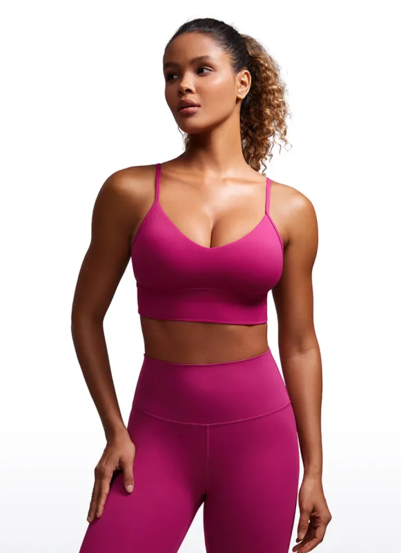 Butterluxe V Neck Longline Sports Bra sold by CRZ Yoga