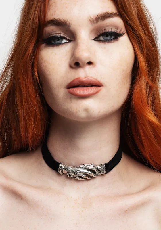 Handfasting Choker Necklace sold by Disturbia
